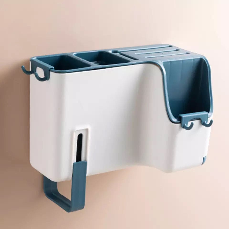 Wall Mounted Kitchen Utensils Holder, Multifunctional Wall-Mounted Chopsticks Cage Detachable Spoon Fork Cutlery Storage Drain Rack Holder, Tableware Spoon Storage Organizer Wall Mounted Kitchen Utensils Holder, Multifunctional Wall-Mounted Chopsticks Cage Detachable Spoon Fork Cutlery Storage Drain Rack Holder, Tableware Spoon Storage Organizer